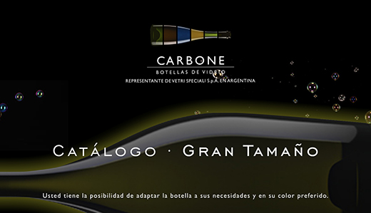Catálogo Botellas de vidrio Gran Tamaño
