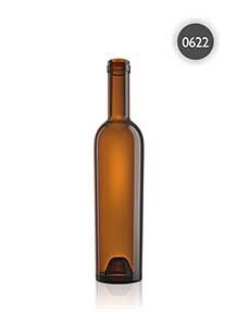 Botella de vidrio Burdeos alta