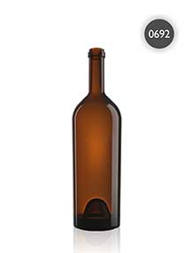 Botella de vidrio ámbar Kaiser