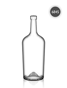 Botella de vidrio transparente 3 litros